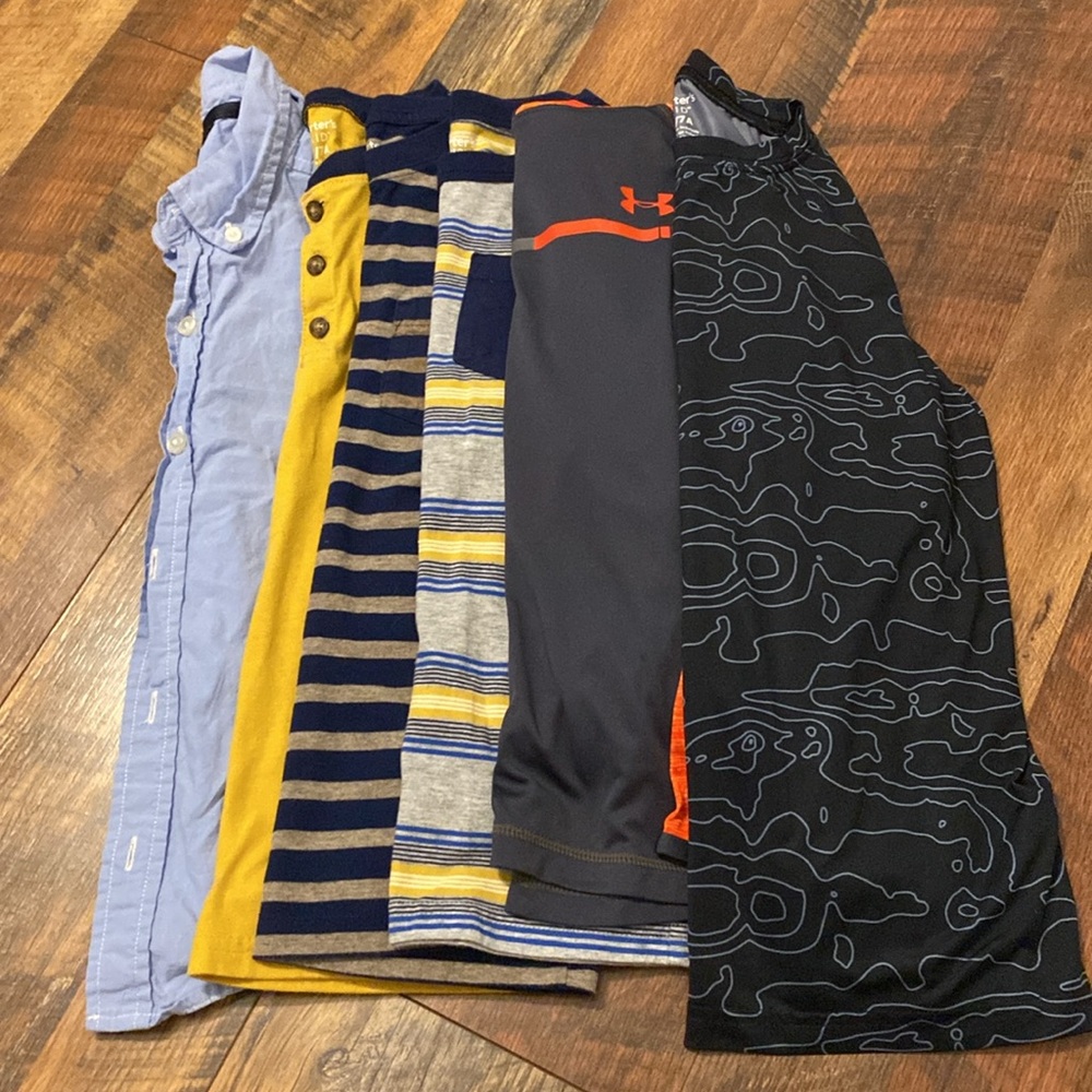 Carters Under Armor Long Sleeves Boys Lot 7